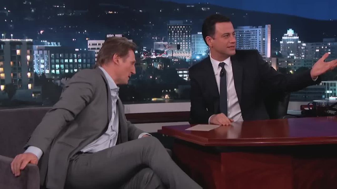 ⁣Liam Neeson Threatens a Fan on Jimmy Kimmel Live Show